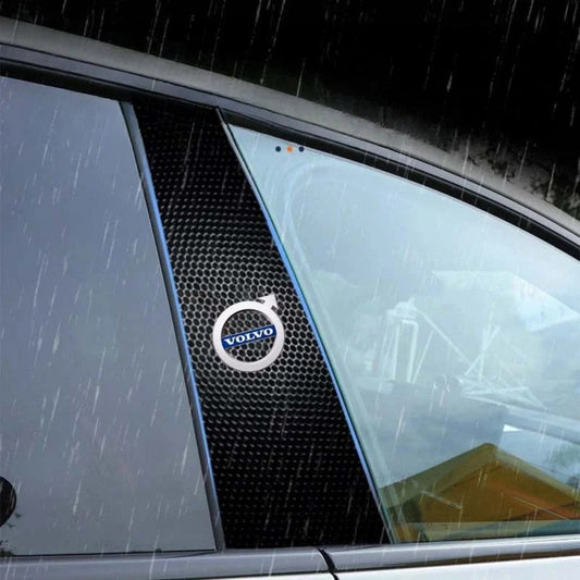 2x Autocollants pour vitre de voiture avec logo