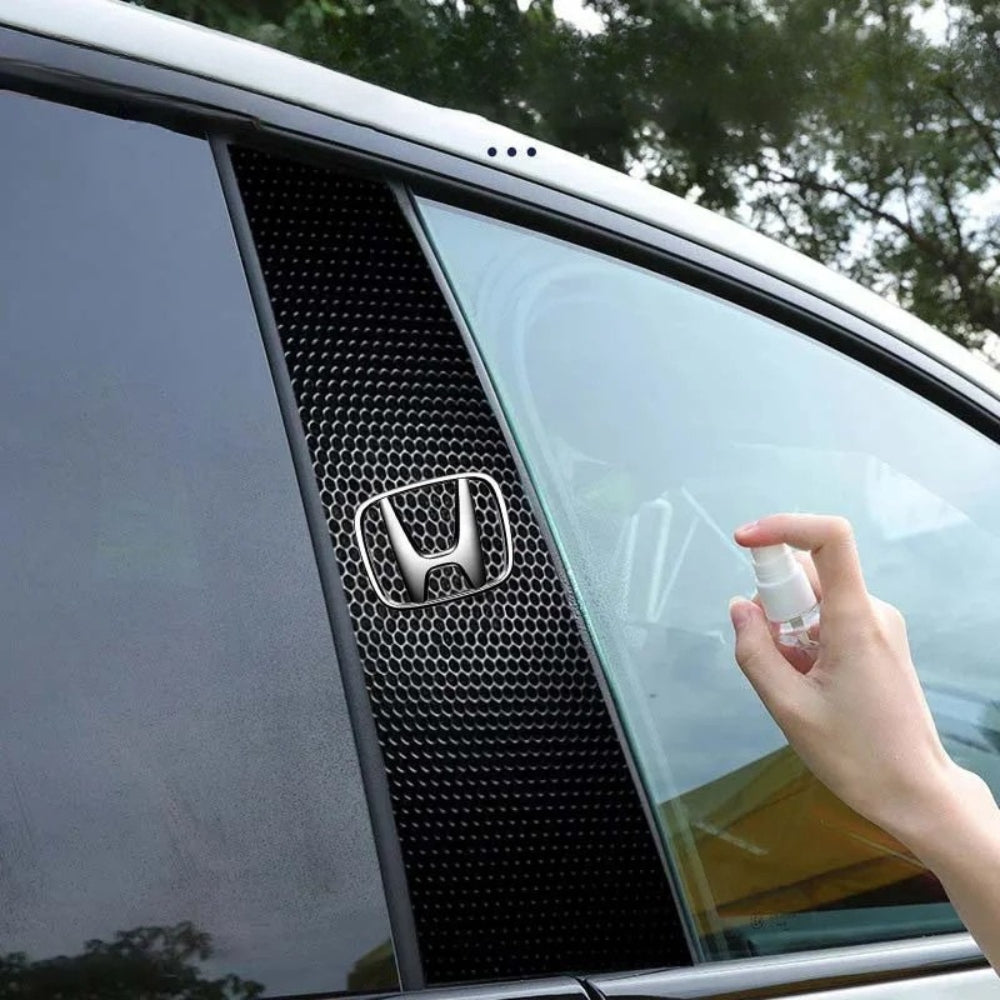 2x Autocollants pour vitre de voiture avec logo